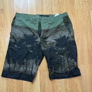 Valentino Black and Green Cargo Pants